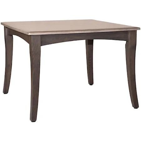 Achord Rectangular Dining Table with Splayed Legs and 12 Table Leaves